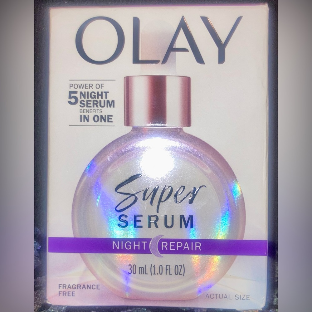 Olay Super Serum Night Repair Face Serum - Fragrance Free